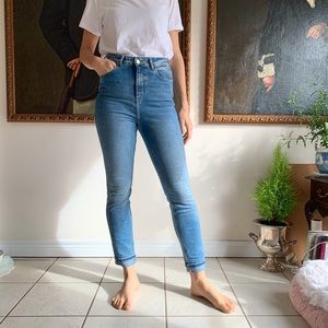 Frank & Oak high rise jeans jean